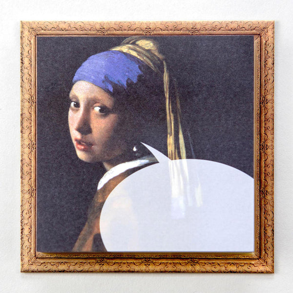 THREEM / Sticky notes 名畫話便利貼_Girl with a earring(耳環少女)