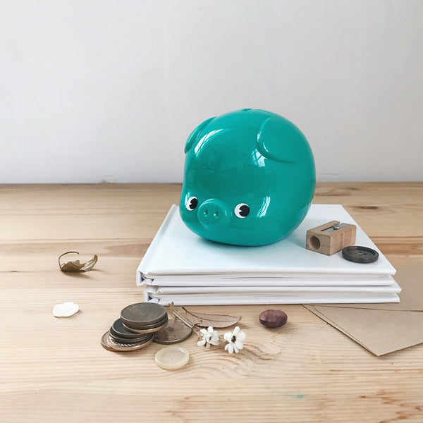 COBUTA_小豬撲滿_淺綠色