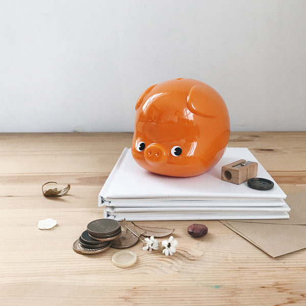 COBUTA_小豬撲滿_橘色