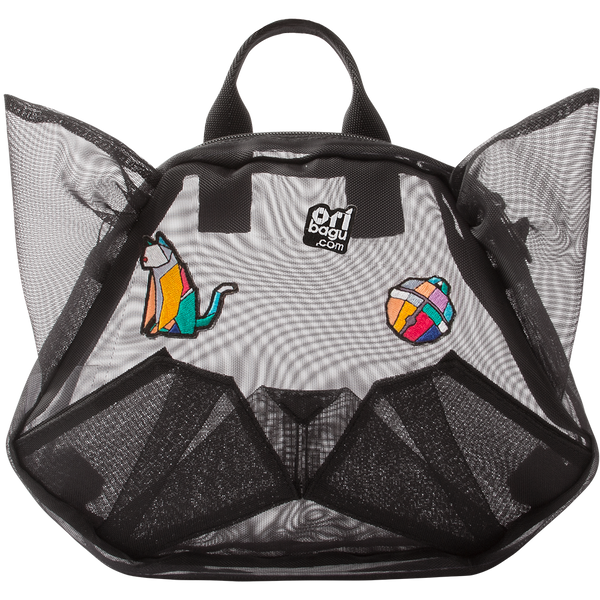 摺紙包_黑網眼貓 迷你包