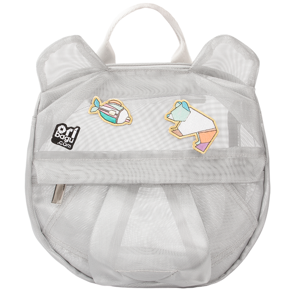 摺紙包_銀網眼熊 迷你包