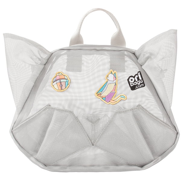 摺紙包_銀網眼貓 迷你包