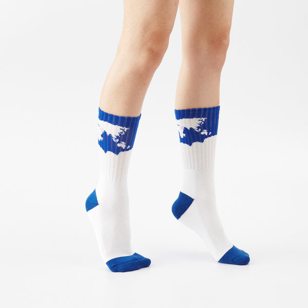 PLANET SOCKS_地球襪 (深邃大西洋)