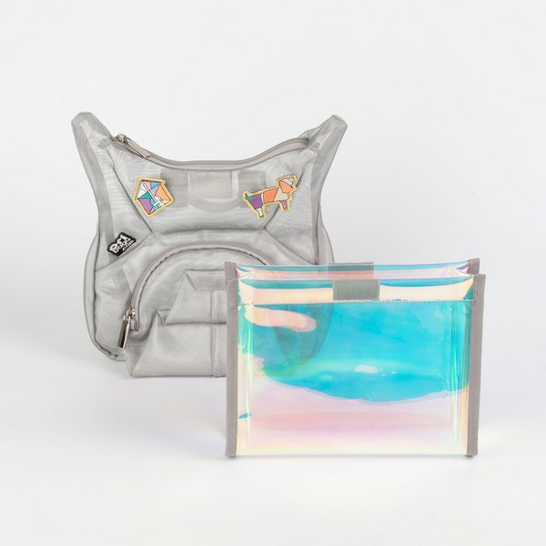 摺紙包_銀網眼法鬥 迷你包