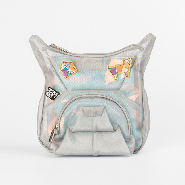 摺紙包_銀網眼法鬥 迷你包