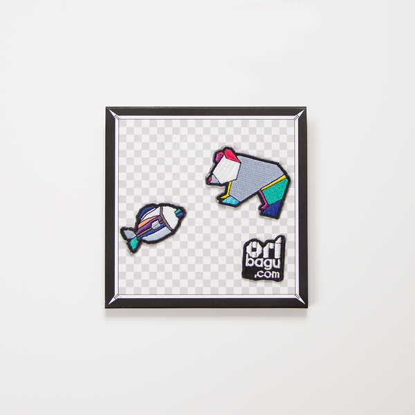 摺紙包_黑網眼熊 迷你包