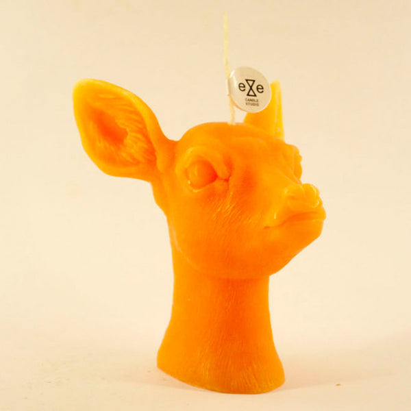 eye candle_ 小鹿造型蠟燭 Deer (橘色)