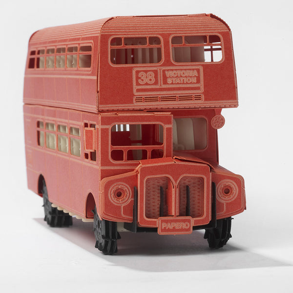 紙模型_London bus 倫敦巴士