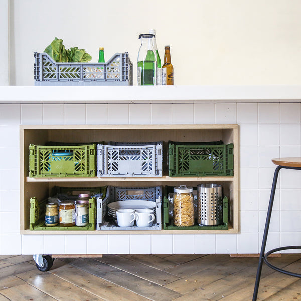 Ay-kasa_折疊收納箱_橄欖綠