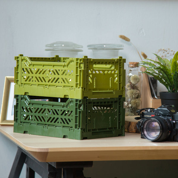 Ay-kasa_折疊收納箱_橄欖綠