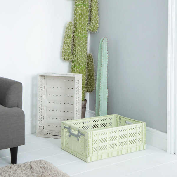 Ay-kasa_折疊收納箱_哈密瓜綠