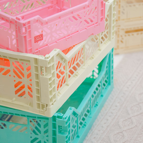 Ay-kasa_折疊收納箱_哈密瓜綠