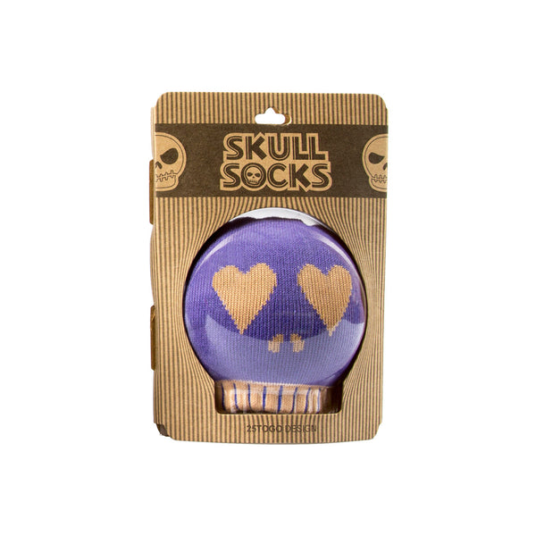 SKULL PATTERN SOCKS 印花骷髏襪_粉紅呵呵臉