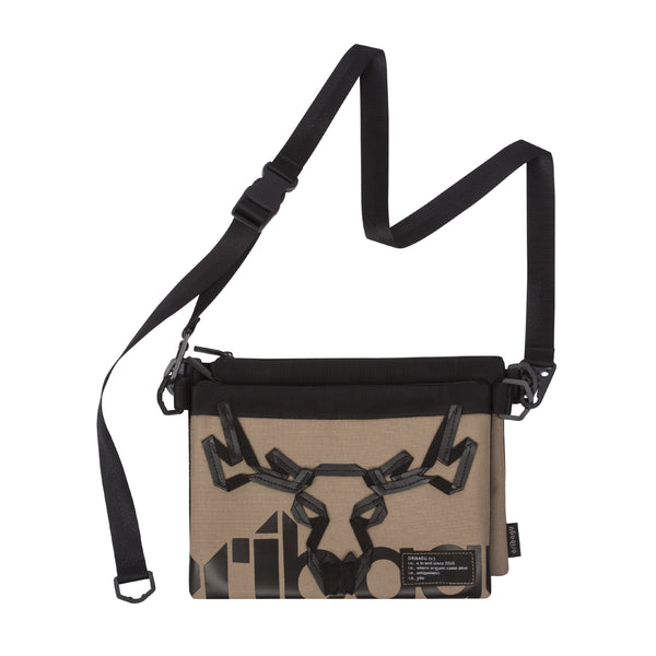 摺紙包_卡其公鹿頭骨 貼身小包