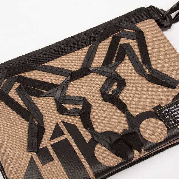 摺紙包_卡其公羊頭骨 貼身小包