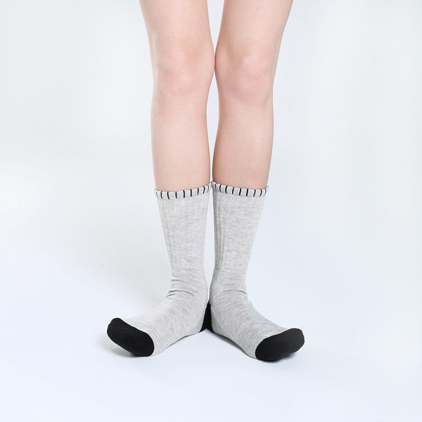 SKULL SOCKS 骷髏襪_灰哭哭臉