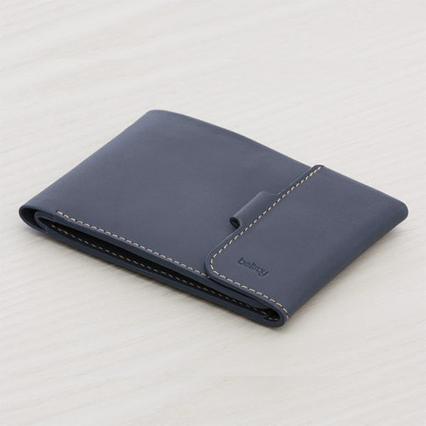Coin Fold 真皮摺疊式零錢短夾_Blue Steel 藍鋼