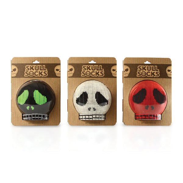 SKULL SOCKS 骷髏襪_灰哭哭臉