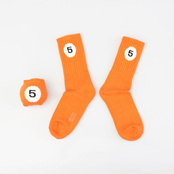 POOL BALL SOCKS_撞球襪5號球