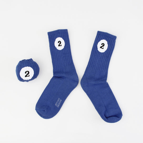 POOL BALL SOCKS_撞球襪2號球