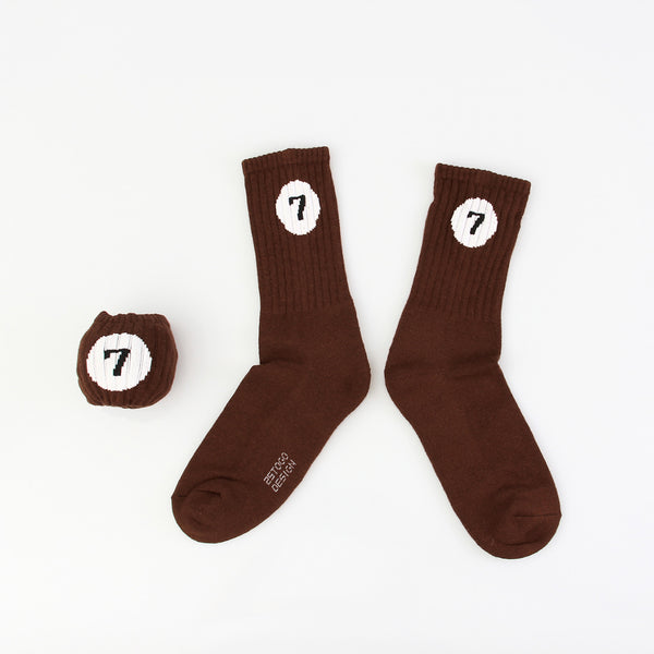 POOL BALL SOCKS_撞球襪7號球