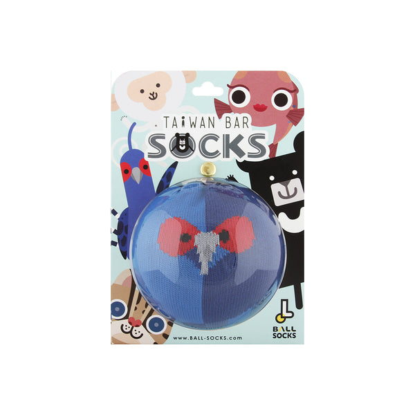 Taiwan Bar 台灣吧球襪_藍地