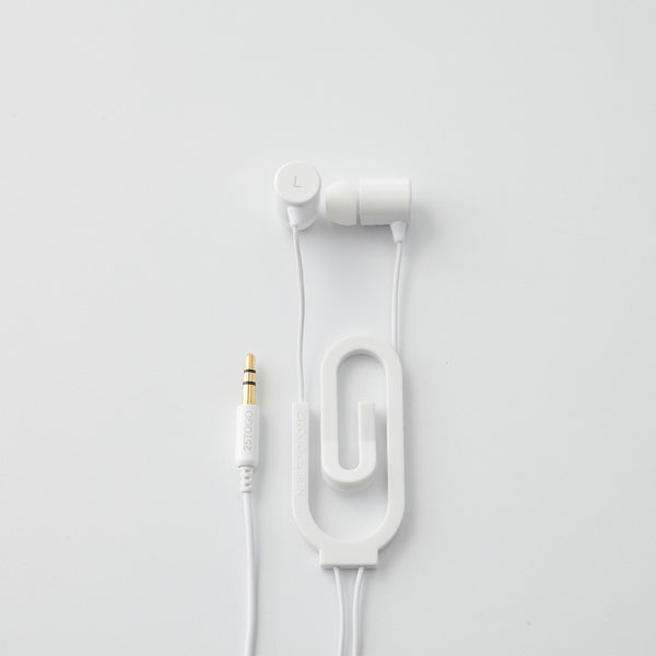 PAPERCLIP 迴紋針耳機(白色)