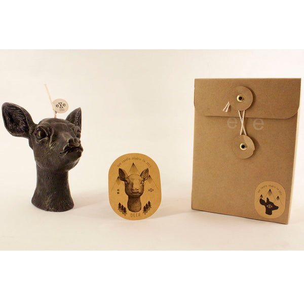 eye candle_ 小鹿造型蠟燭 Deer (黑色)