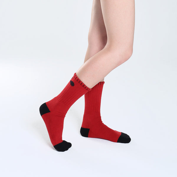 SKULL SOCKS 骷髏襪_紅兇兇臉