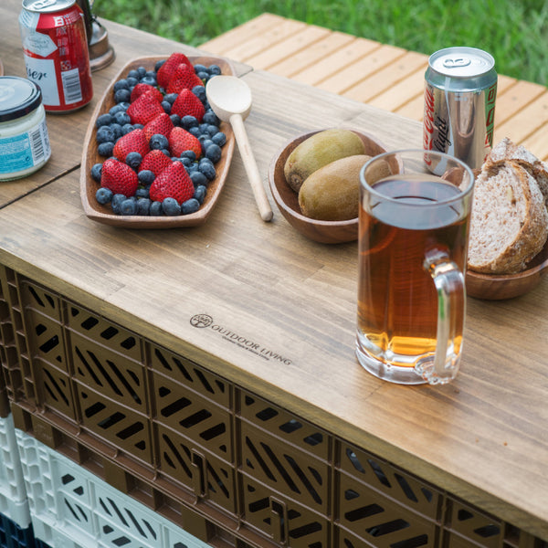 Ay-kasa專屬_紐松木實木桌板_手染深柚木色_L