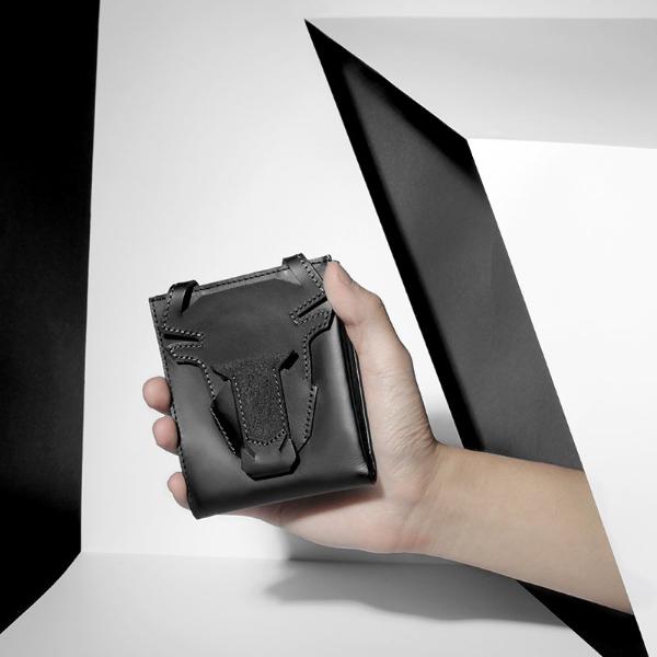 摺紙包_黑公牛 皮夾