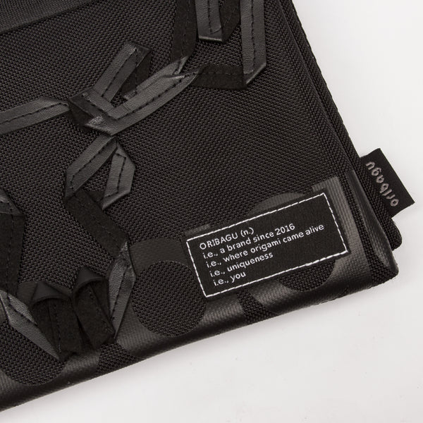 摺紙包_黑公鹿頭骨 貼身小包