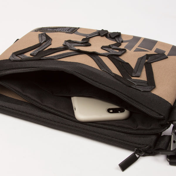 摺紙包_卡其公羊頭骨 貼身小包