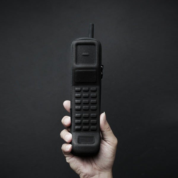 電話造型收納盒系列_Brick-Phone Case 1973’ 黑金剛造型收納盒