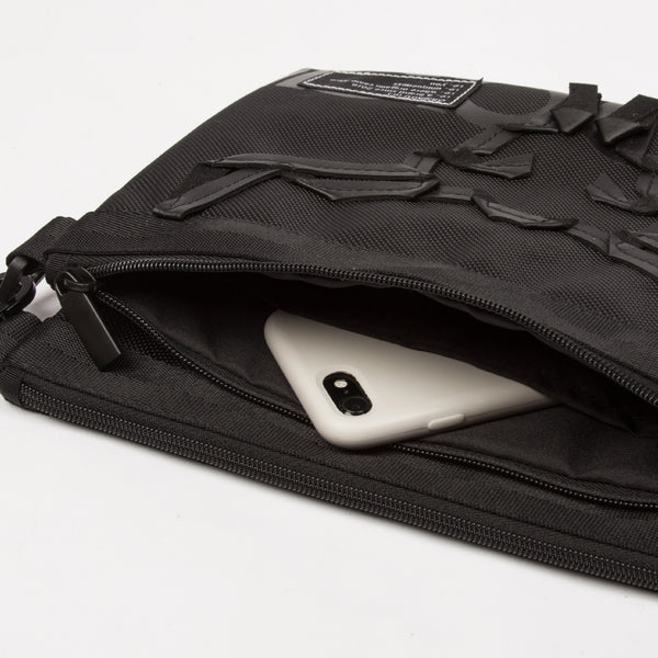 摺紙包_黑公牛頭骨 貼身小包