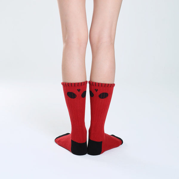 SKULL SOCKS 骷髏襪_紅呆呆臉