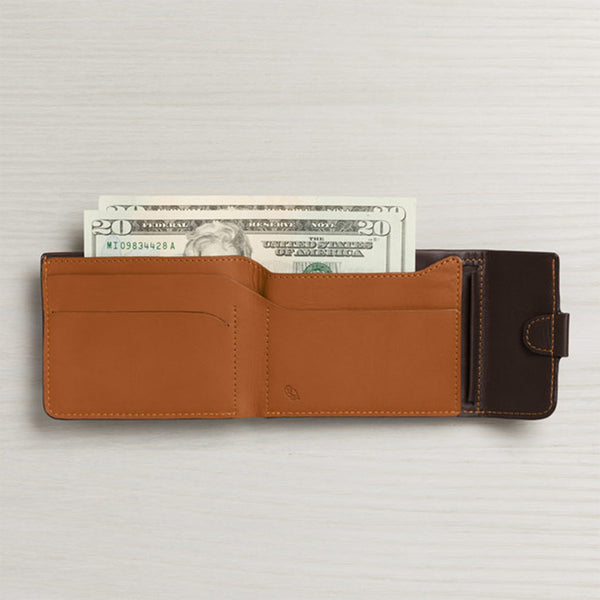 Coin Fold 真皮摺疊式零錢短夾_Java 爪哇咖