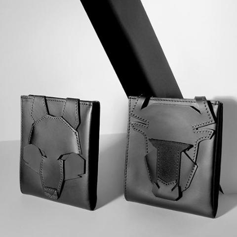 摺紙包_黑公牛 皮夾