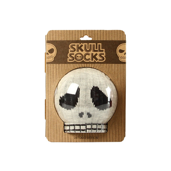 SKULL SOCKS 骷髏襪_灰哭哭臉