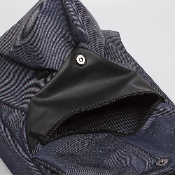 摺紙包_丹寧犀牛 旅行後背包(小)