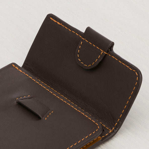 Coin Fold 真皮摺疊式零錢短夾_Java 爪哇咖
