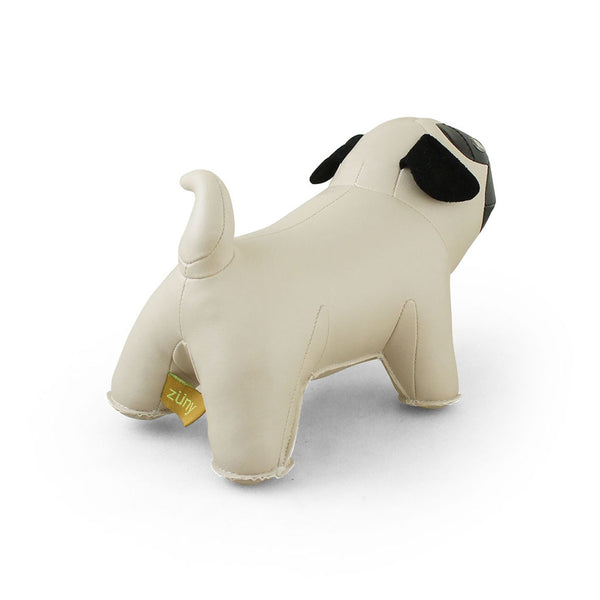 巴哥狗造型擺飾書檔_小麥色