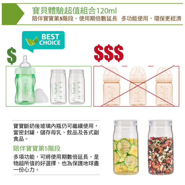 菲斯成長5階段寶貝體驗組120ml