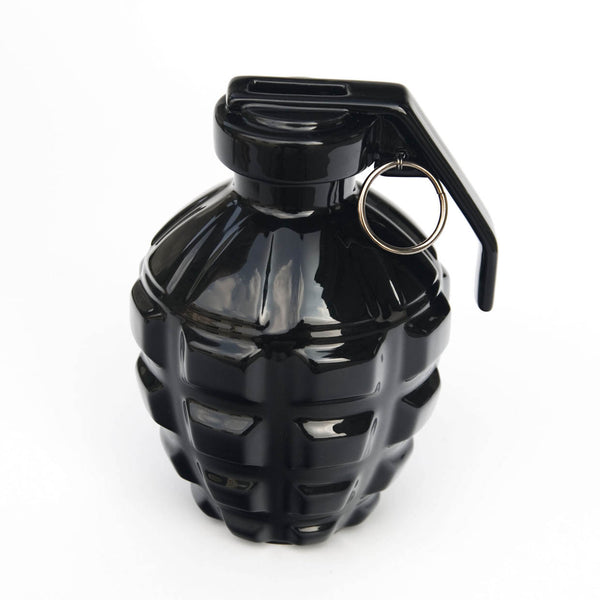 手榴彈存錢筒白色