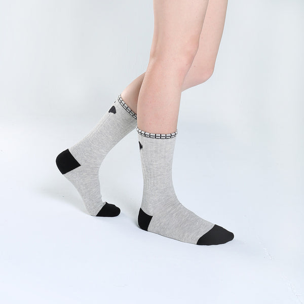 SKULL SOCKS 骷髏襪_灰哭哭臉