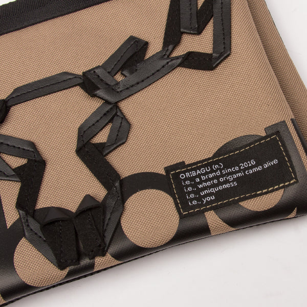 摺紙包_卡其公鹿頭骨 貼身小包