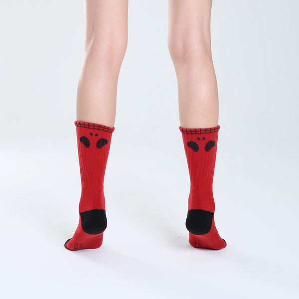 SKULL SOCKS 骷髏襪_紅哭哭臉