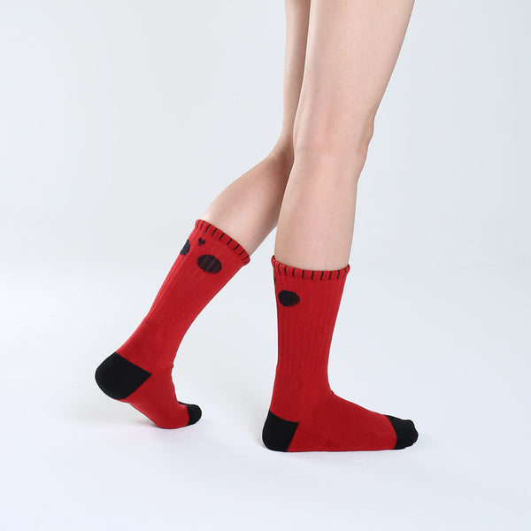 SKULL SOCKS 骷髏襪_紅呆呆臉