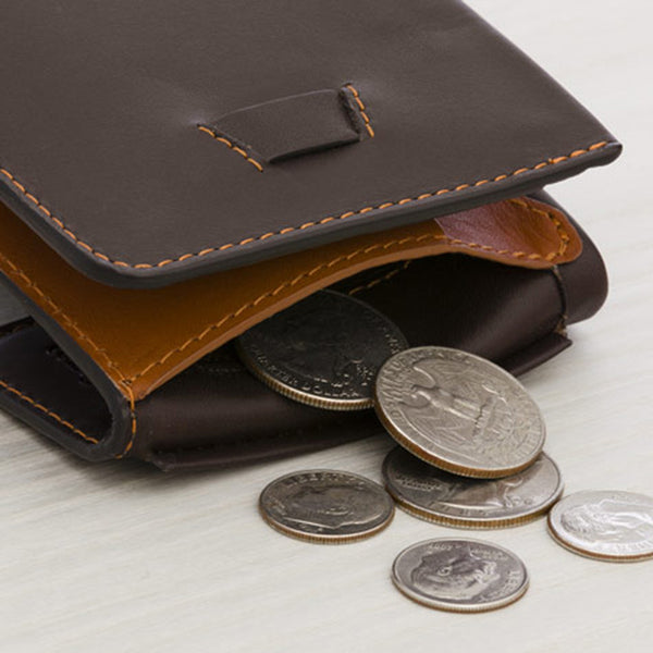 Coin Fold 真皮摺疊式零錢短夾_Java 爪哇咖