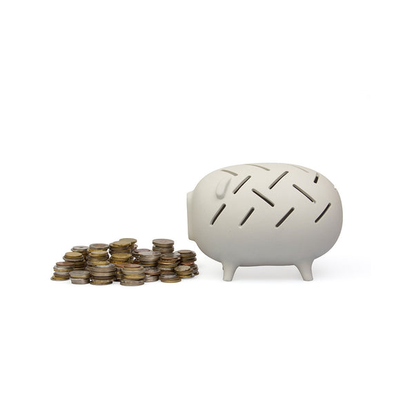 HUNGRY 多吃存錢豬 (灰色)